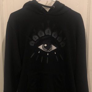 Black Kenzo Eye Hoodie